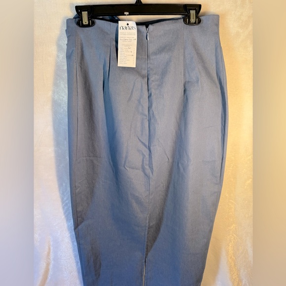 NANA’S Milano Denim Corset Top and Midi Pencil Skirt Set - Picture 14 of 16